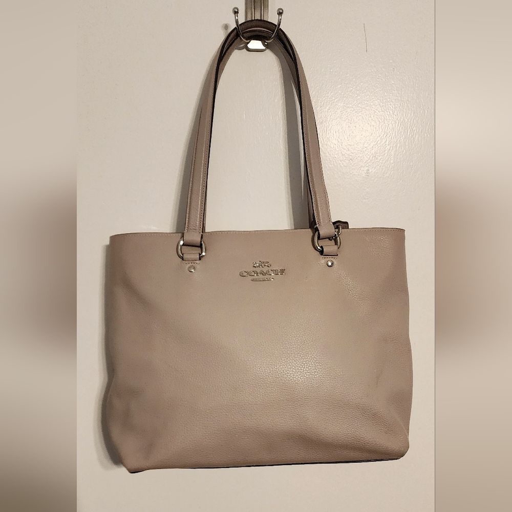 Gray Coach Tote